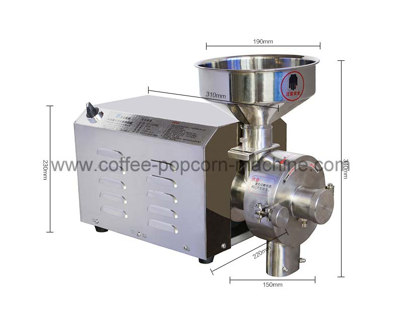 Coffee bean grinding machine