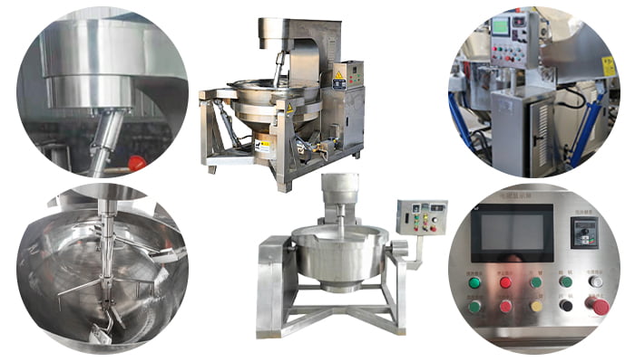 Electromagnetic Ball Popcorn Popper Machine 3 Electromagnetic popcorn popping machine details