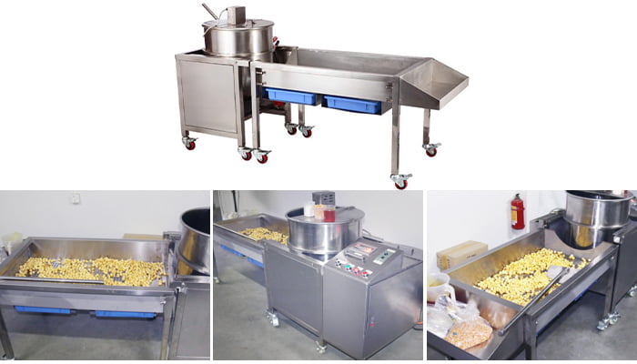 industrial gas popcorn machine