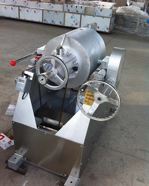 Air flow grain puffing machine sold to ghana
